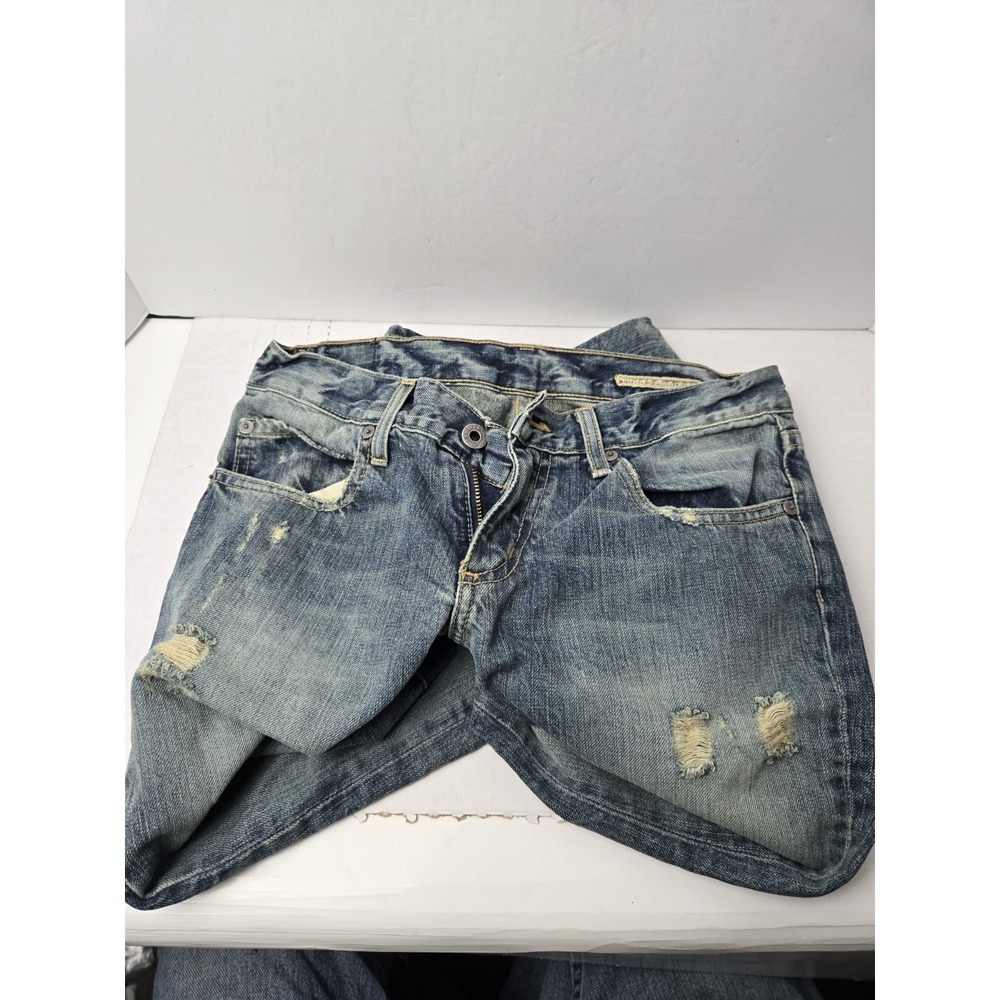 Chip & Pepper flare bottom jeans size‎ 24 low rise Womens distressed